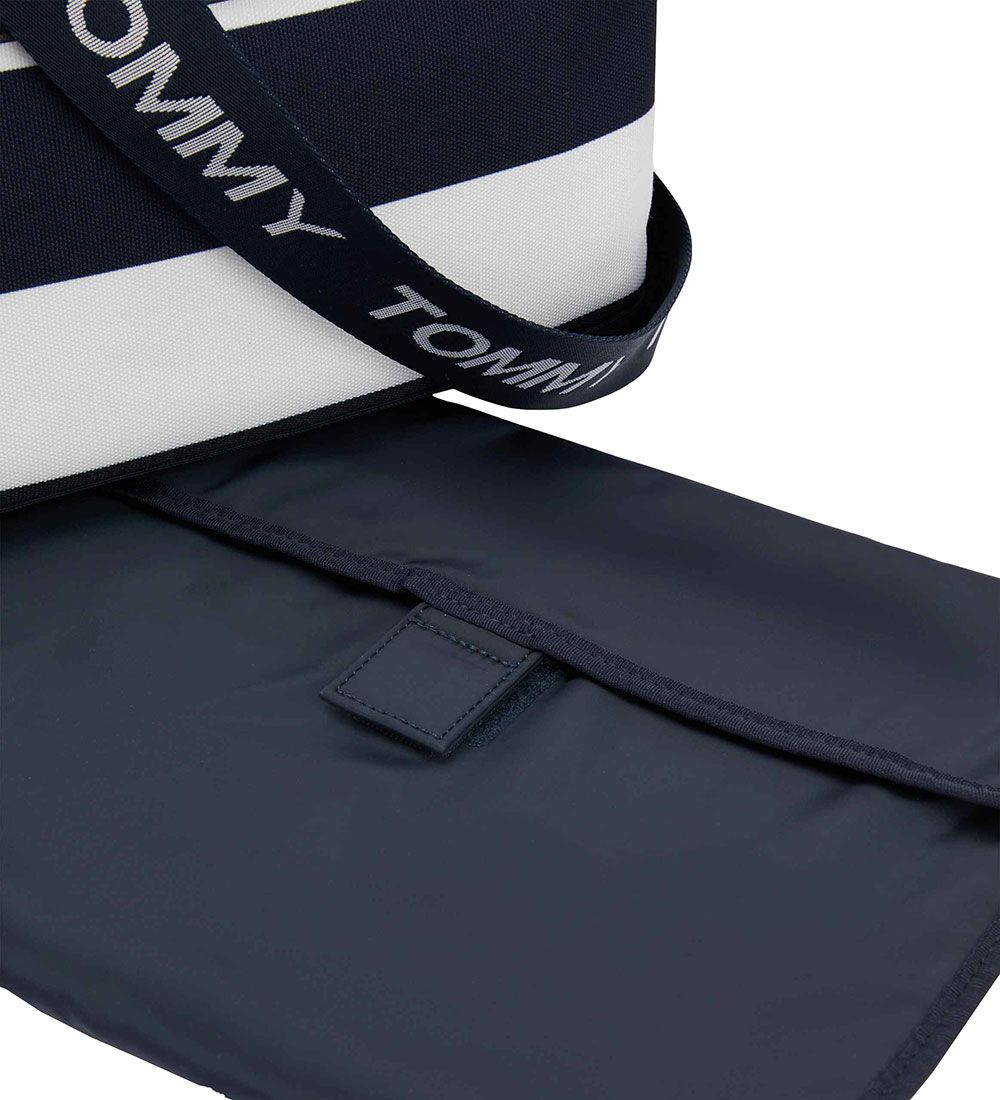 Tommy Hilfiger Pusletaske - Coastal - Hvid/Navy