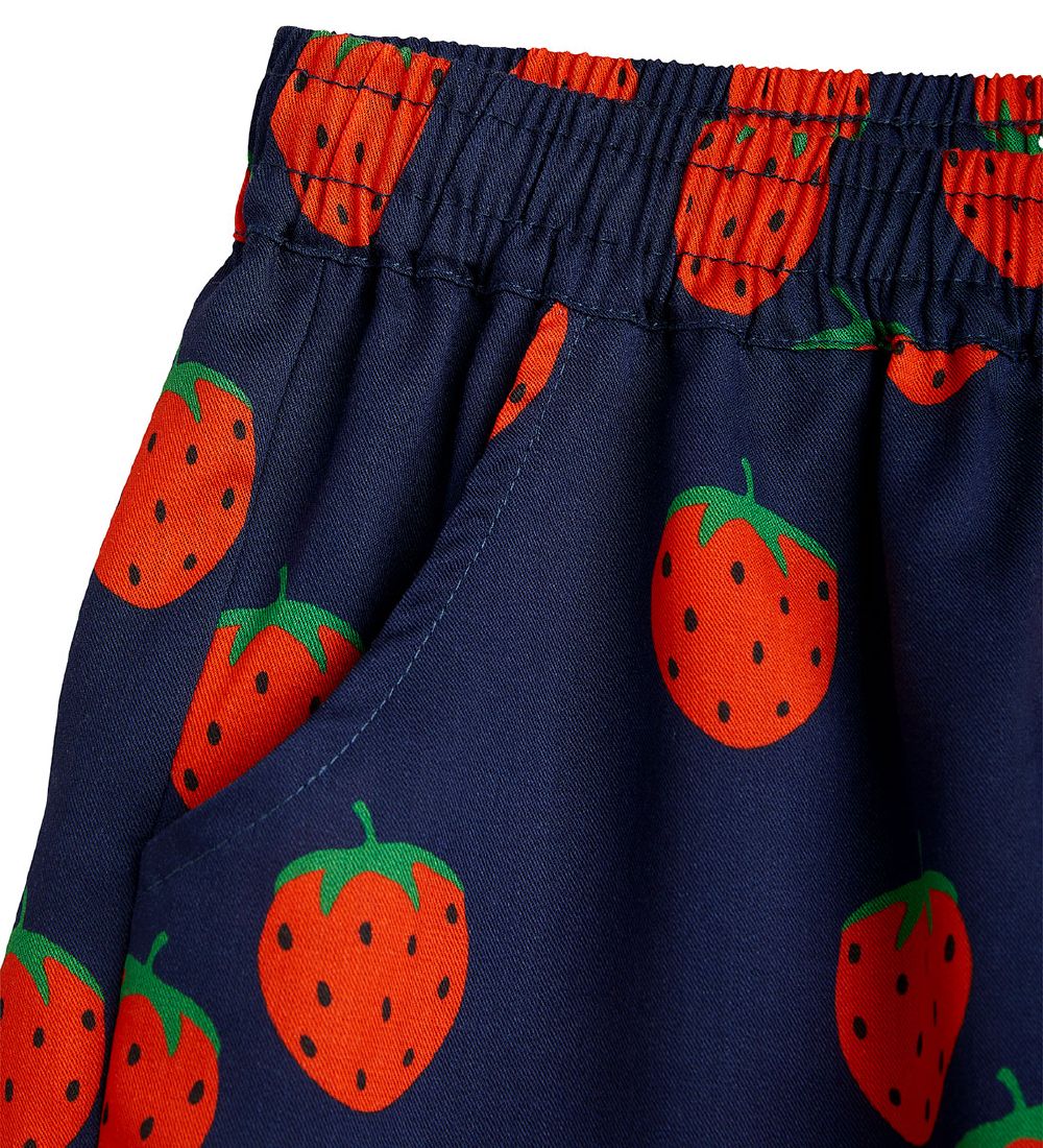 Mini Rodini Shorts - Strawberries Woven - Bl