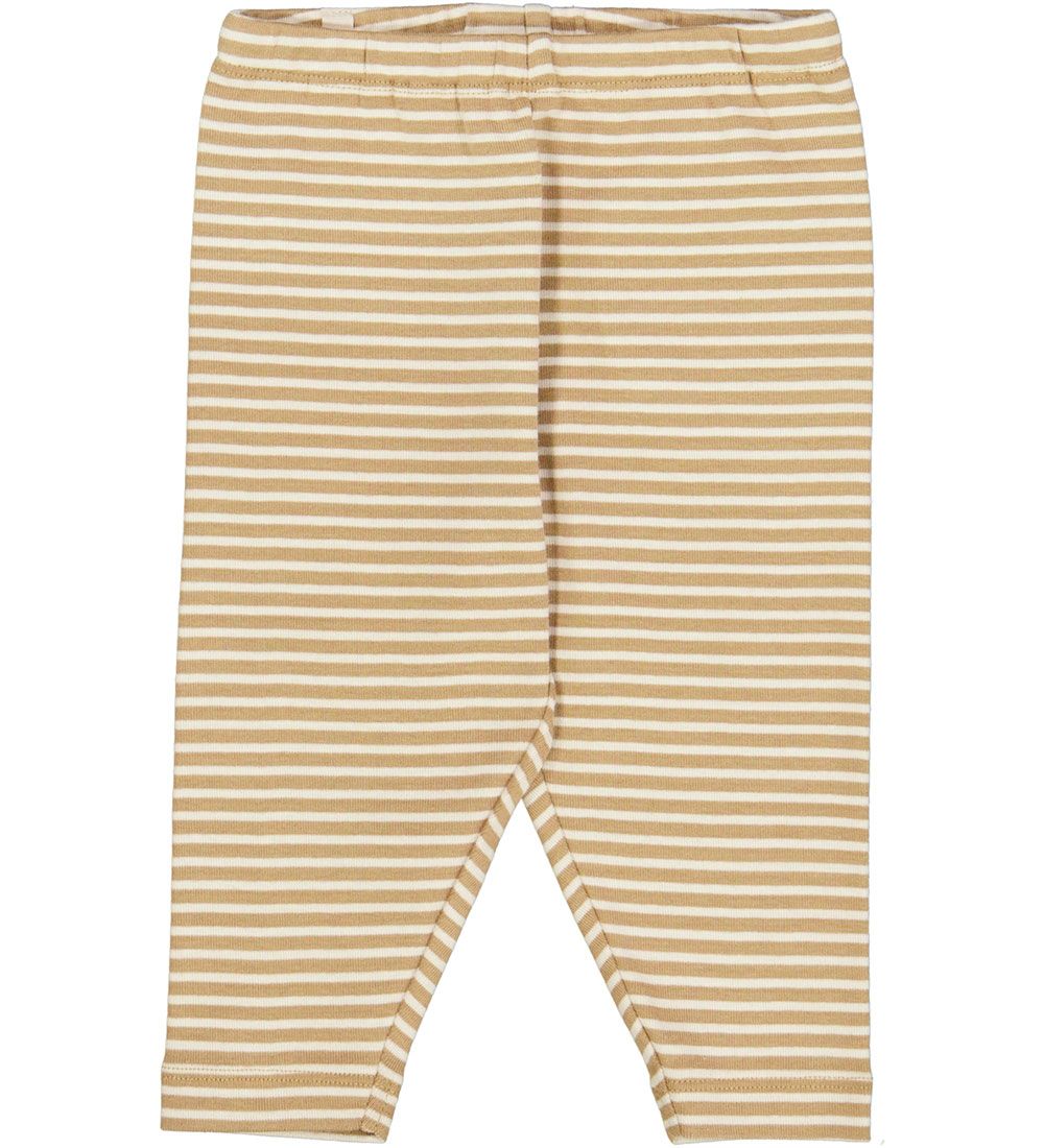Wheat Bukser - Silas - Cappucino Stripe