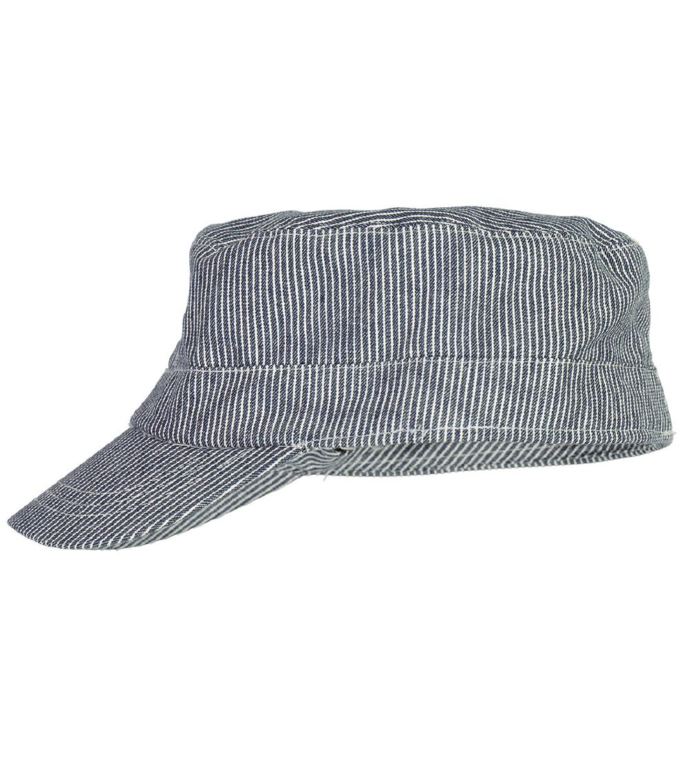 Wheat Kasket - Emil - Navy Denim Stripe