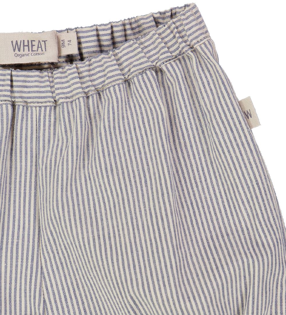 Wheat Shorts - Olly - Classic Blue Stripe