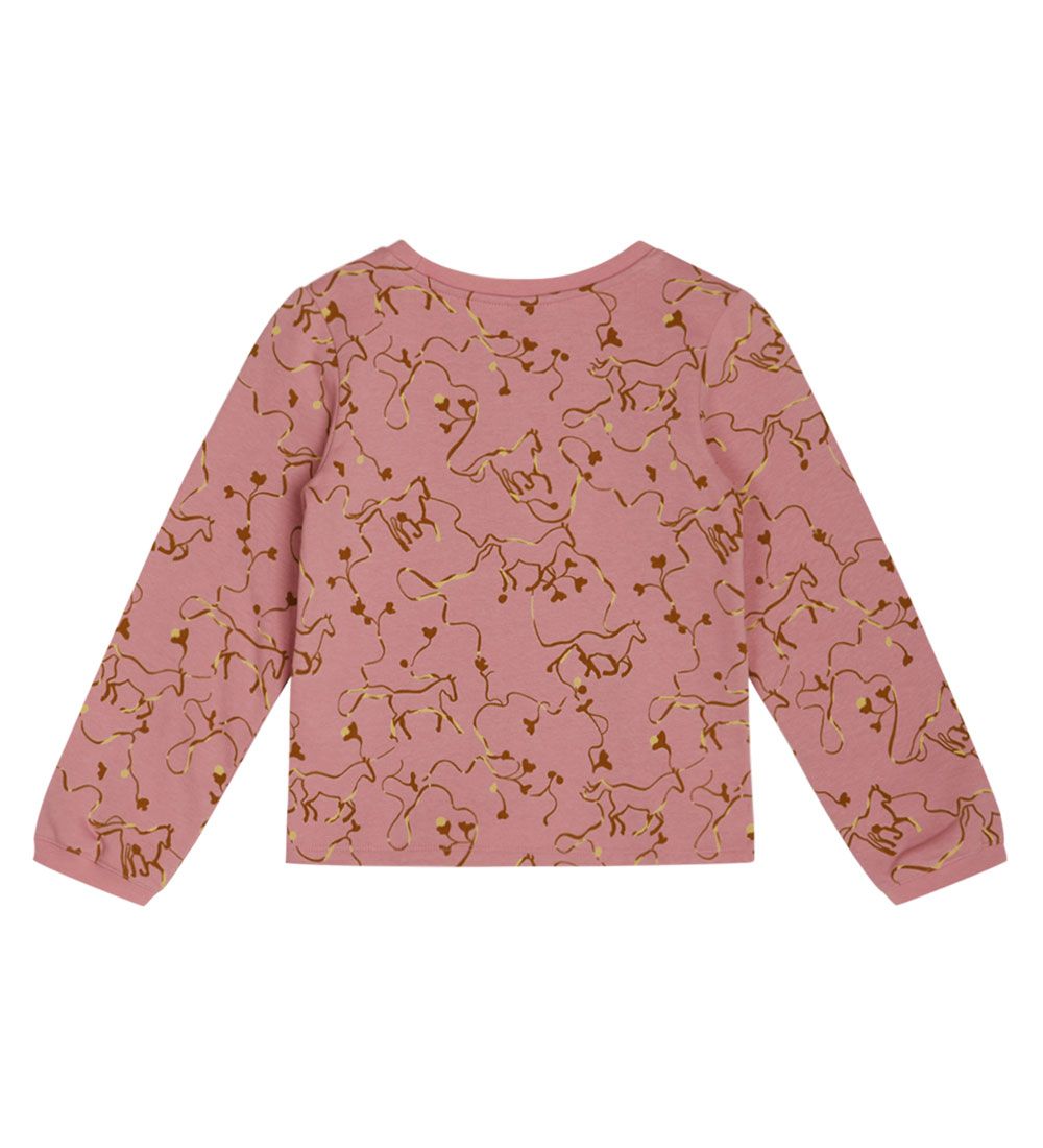 Noa Noa miniature Bluse - Mini Girl HelenaNNM - Print Purple/Bro