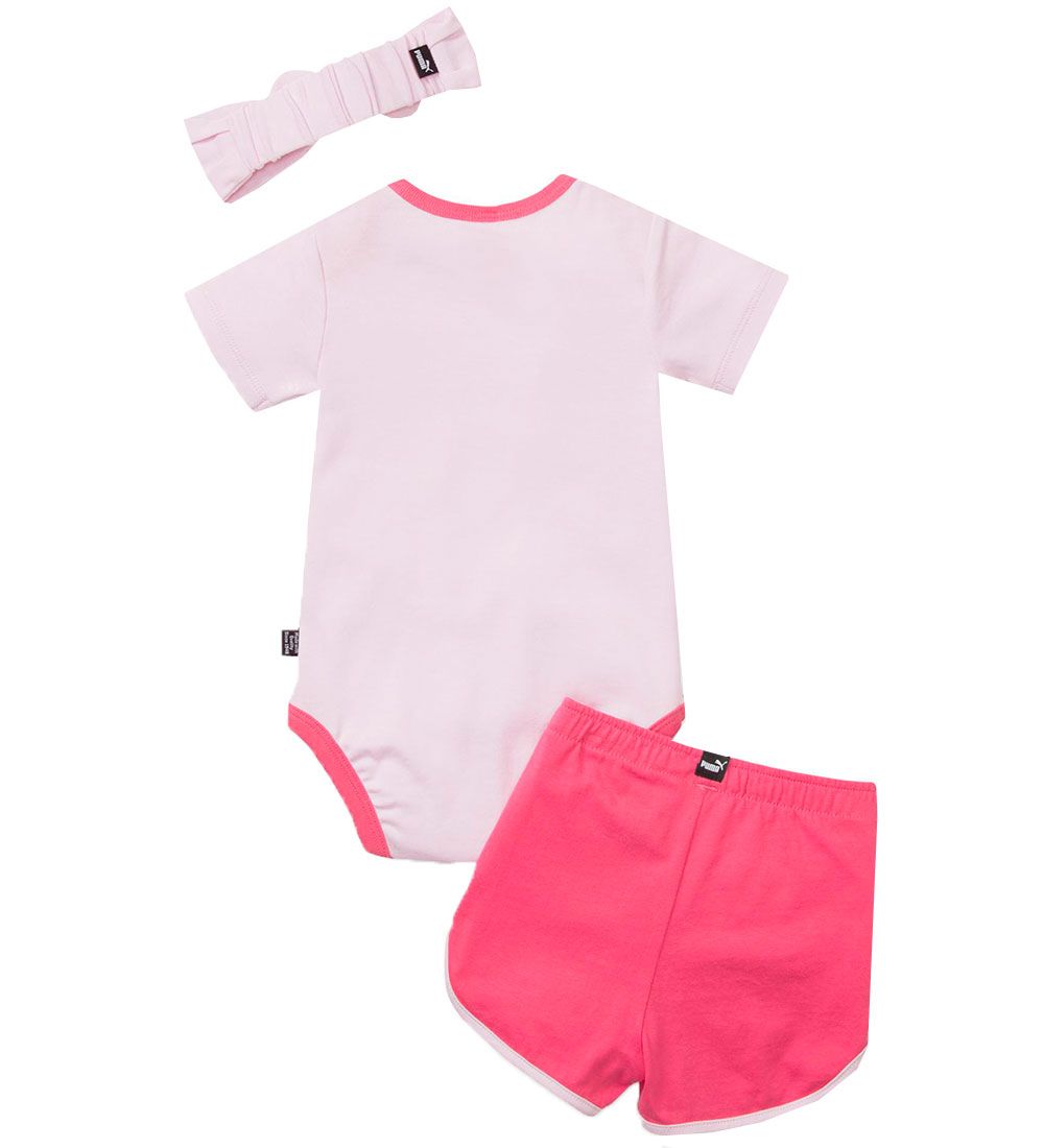 Puma Gaveæske - Body k/æ/Shorts/Hårbånd - Pearl Pink