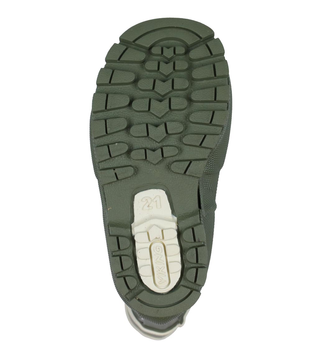 Viking Gummistøvler - Alv - Olive/White