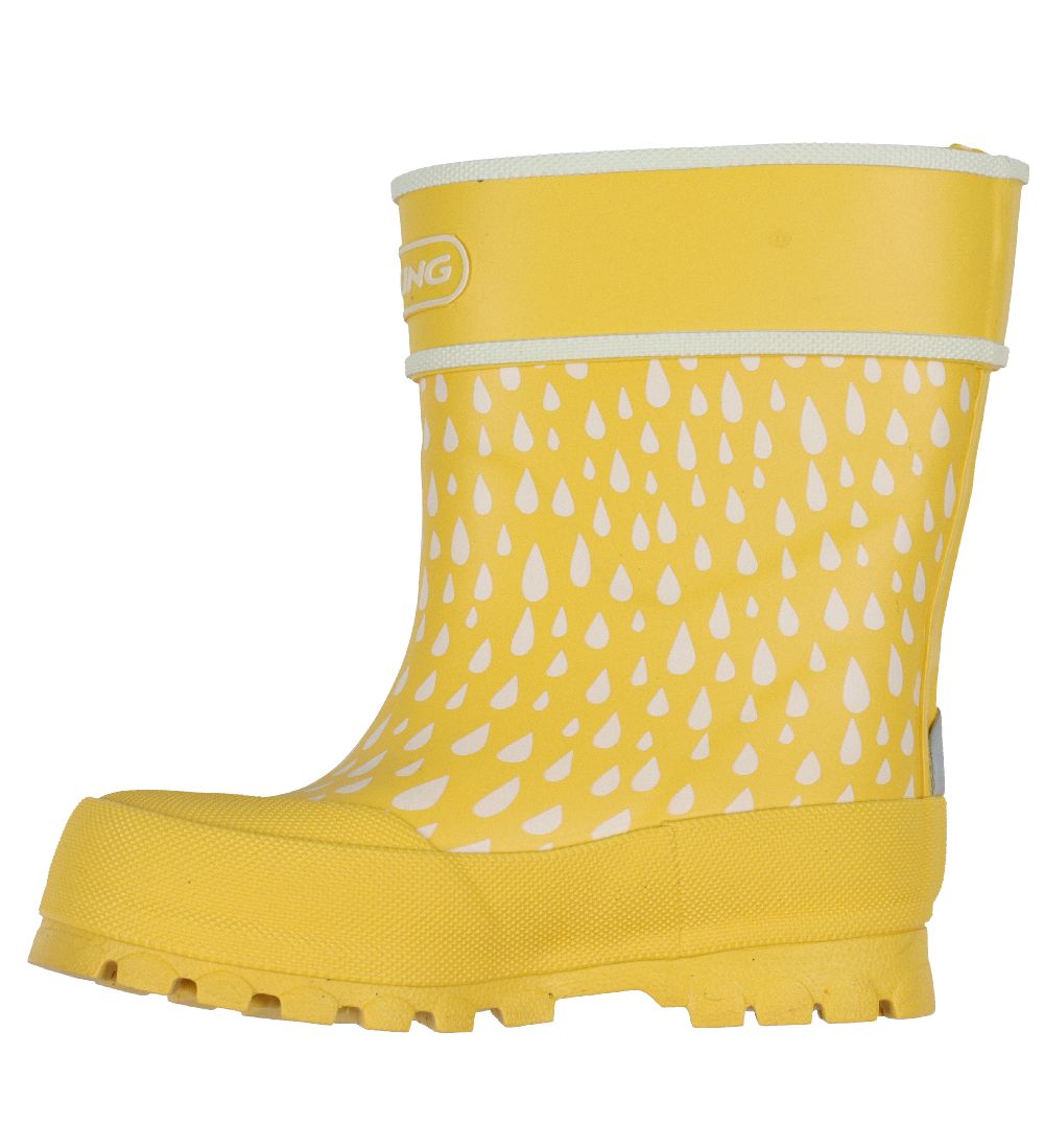 Viking Gummistøvler - Alv - Yellow/White