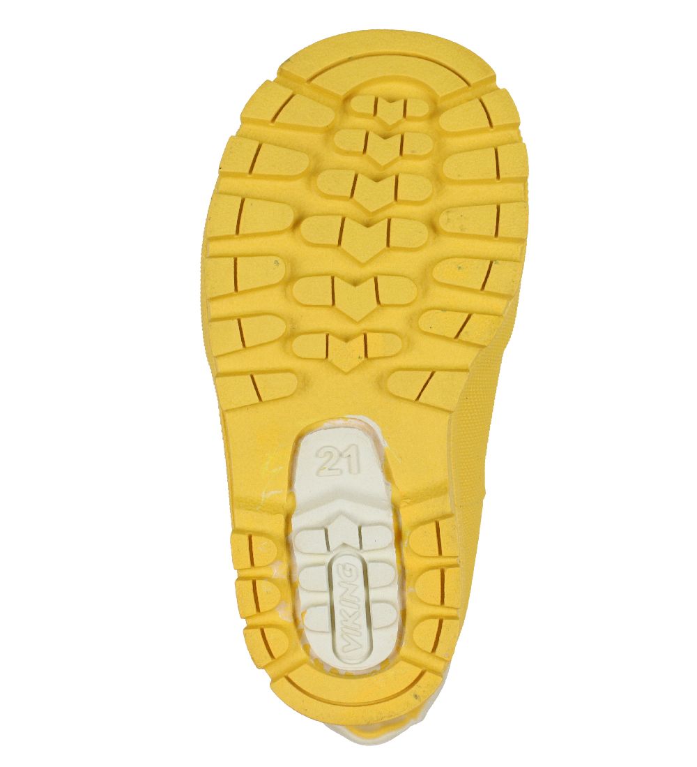 Viking Gummistøvler - Alv - Yellow/White