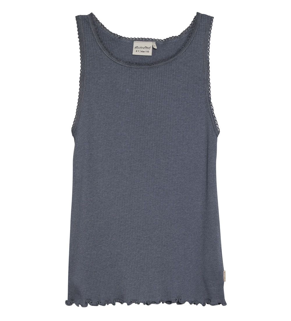 Minymo Top - Rib - Folkstone Gray