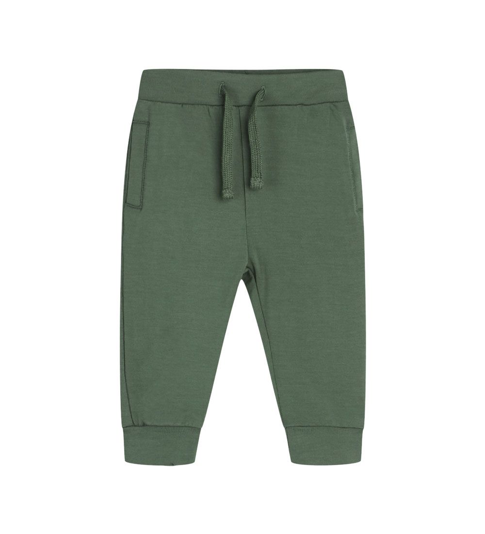 Hust and Claire Sweatpants - Gutti - Bambus - Turtle Green