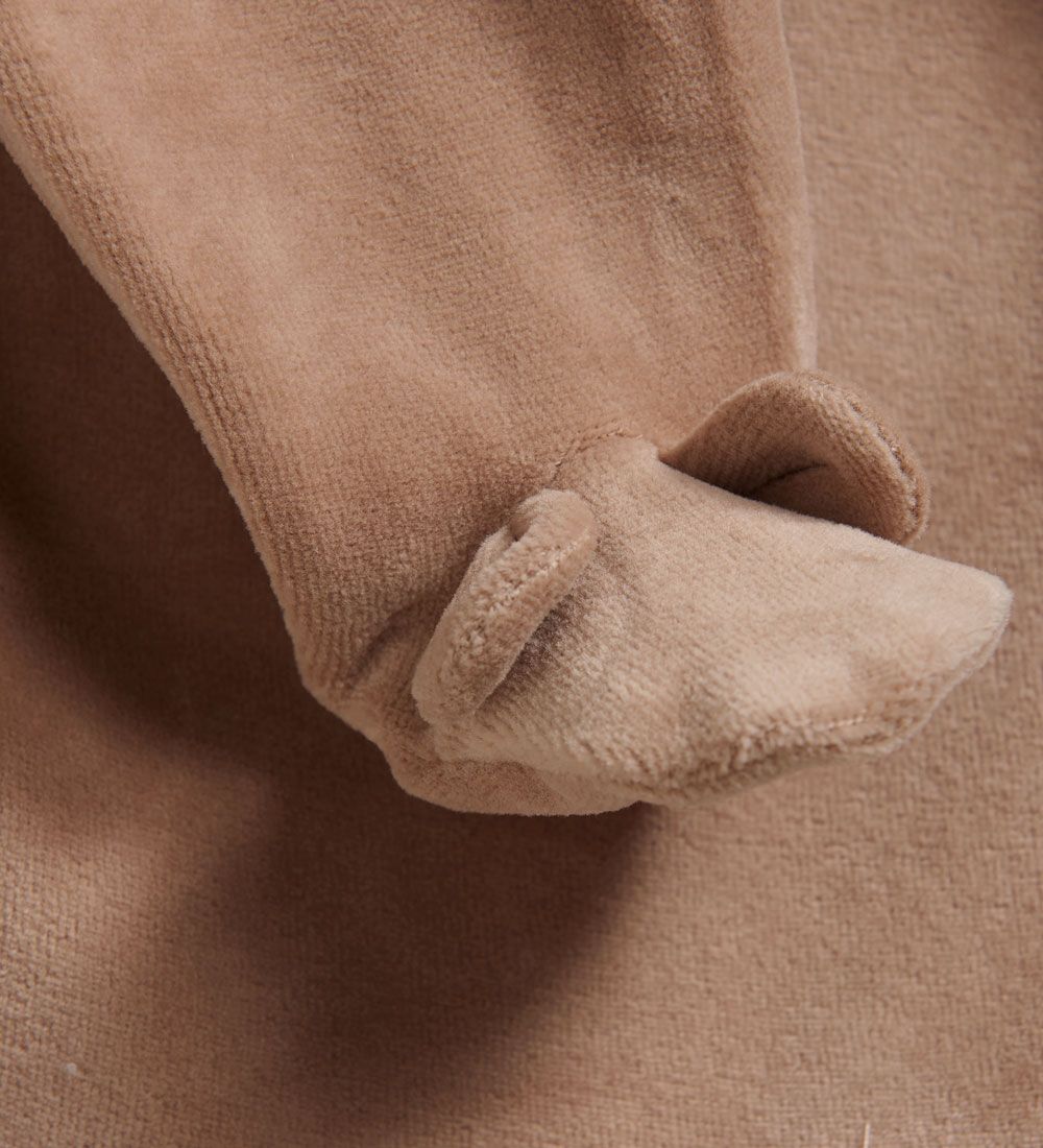 Fixoni Sparkedragt m. Body l/ - Velour - Affogat