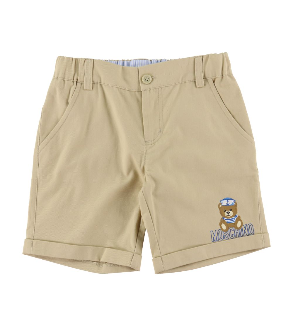 Moschino Polo/Shorts - Navy/Sand