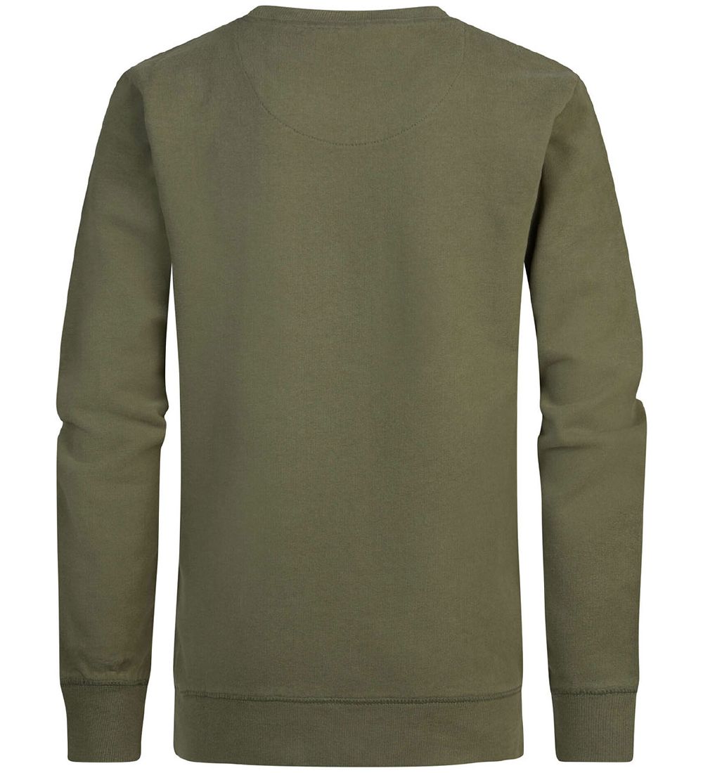 Petrol Industries Bluse - Round Neck - Dusty Army