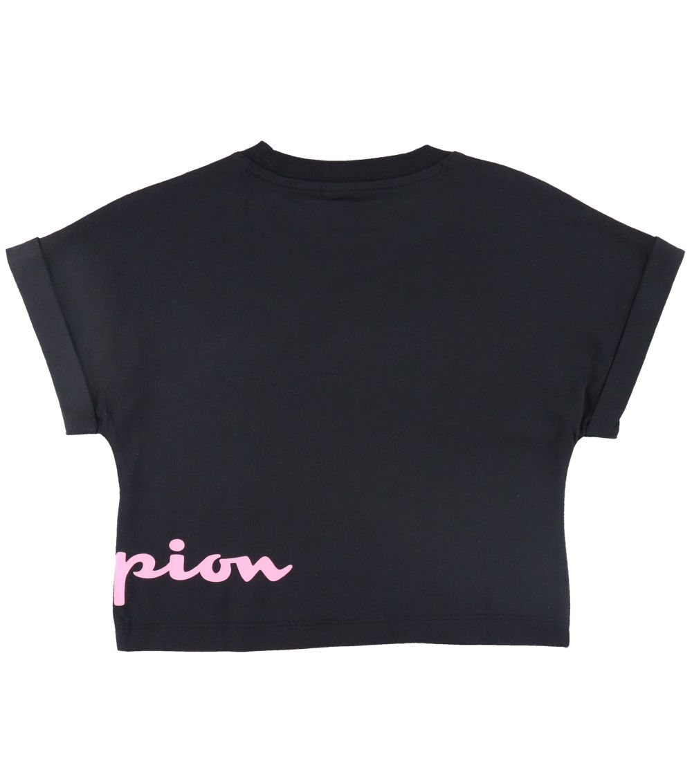 Champion St - T-shirt/Shorts - Sort/Pink