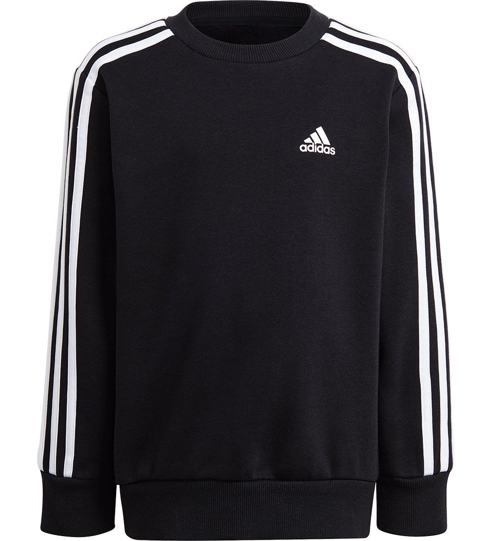 adidas Performance Sweatshirt - LK 3S FL SWT - Sort/Hvid