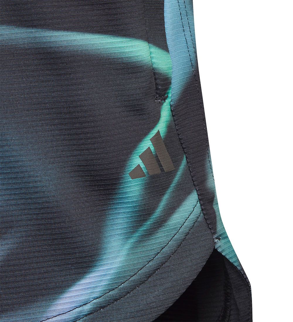 adidas Performance Shorts - B HIIT HR SHO - Sort/Bl/Grn/Lilla