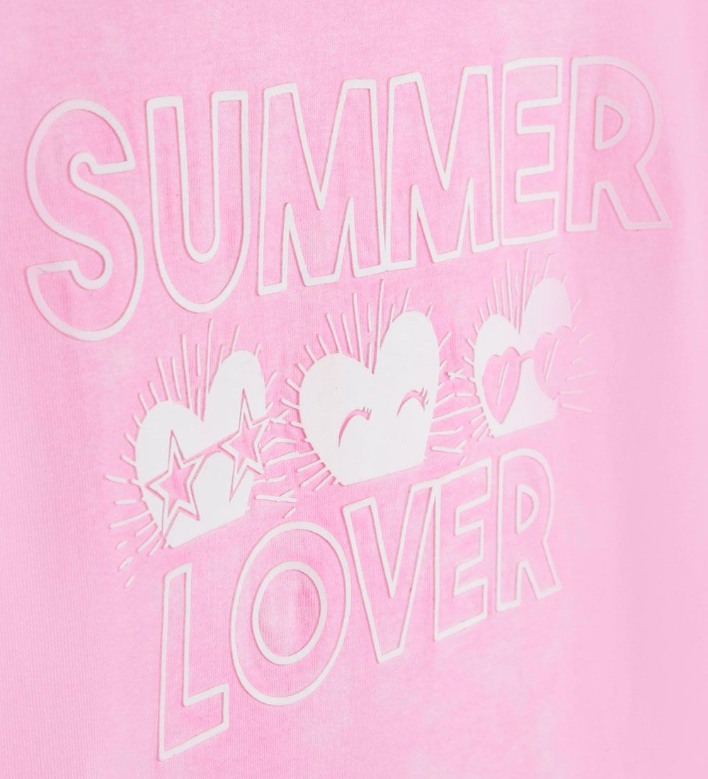 Billieblush T-shirt - Cropped - Pink