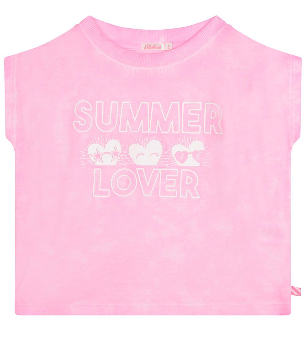 Billieblush T-shirt - Cropped - Pink