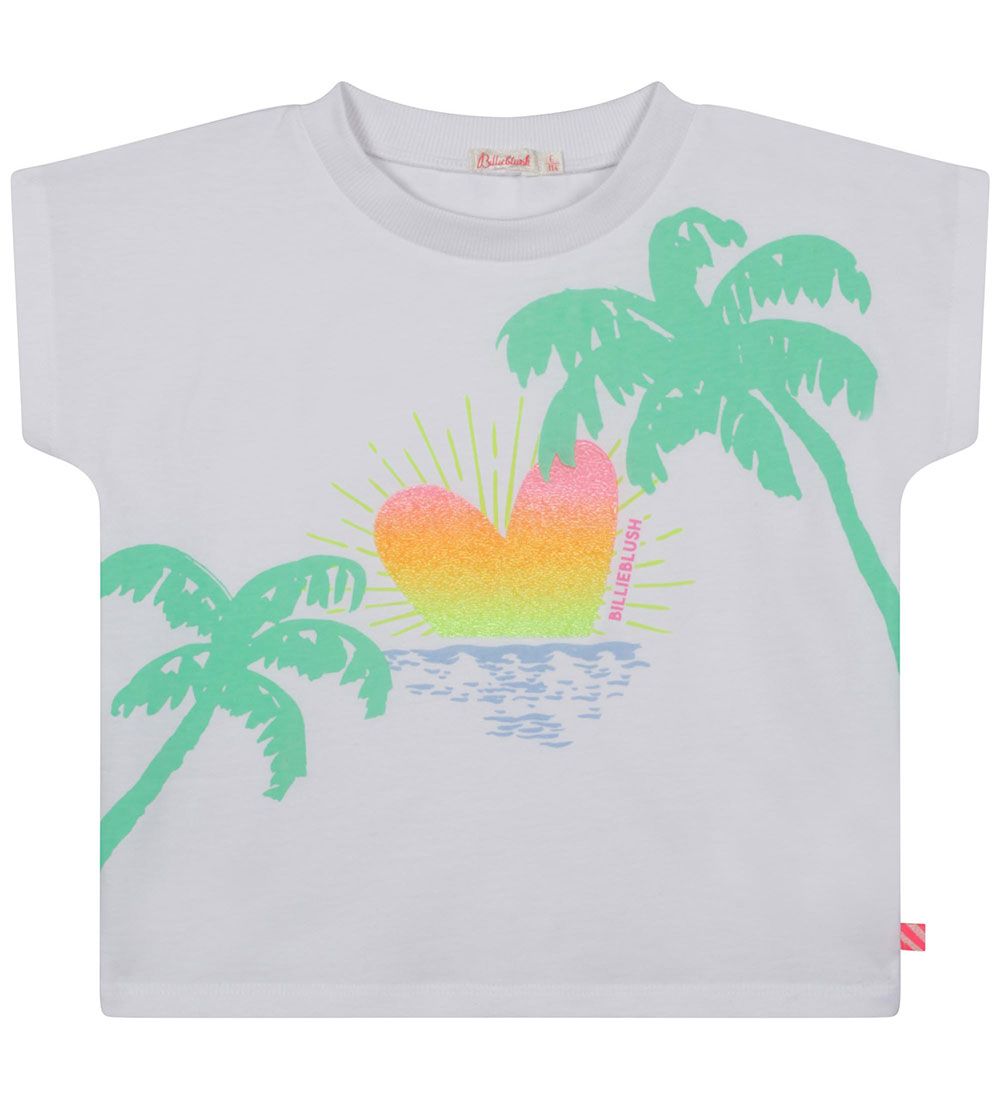Billieblush T-shirt - Cropped - Hvid