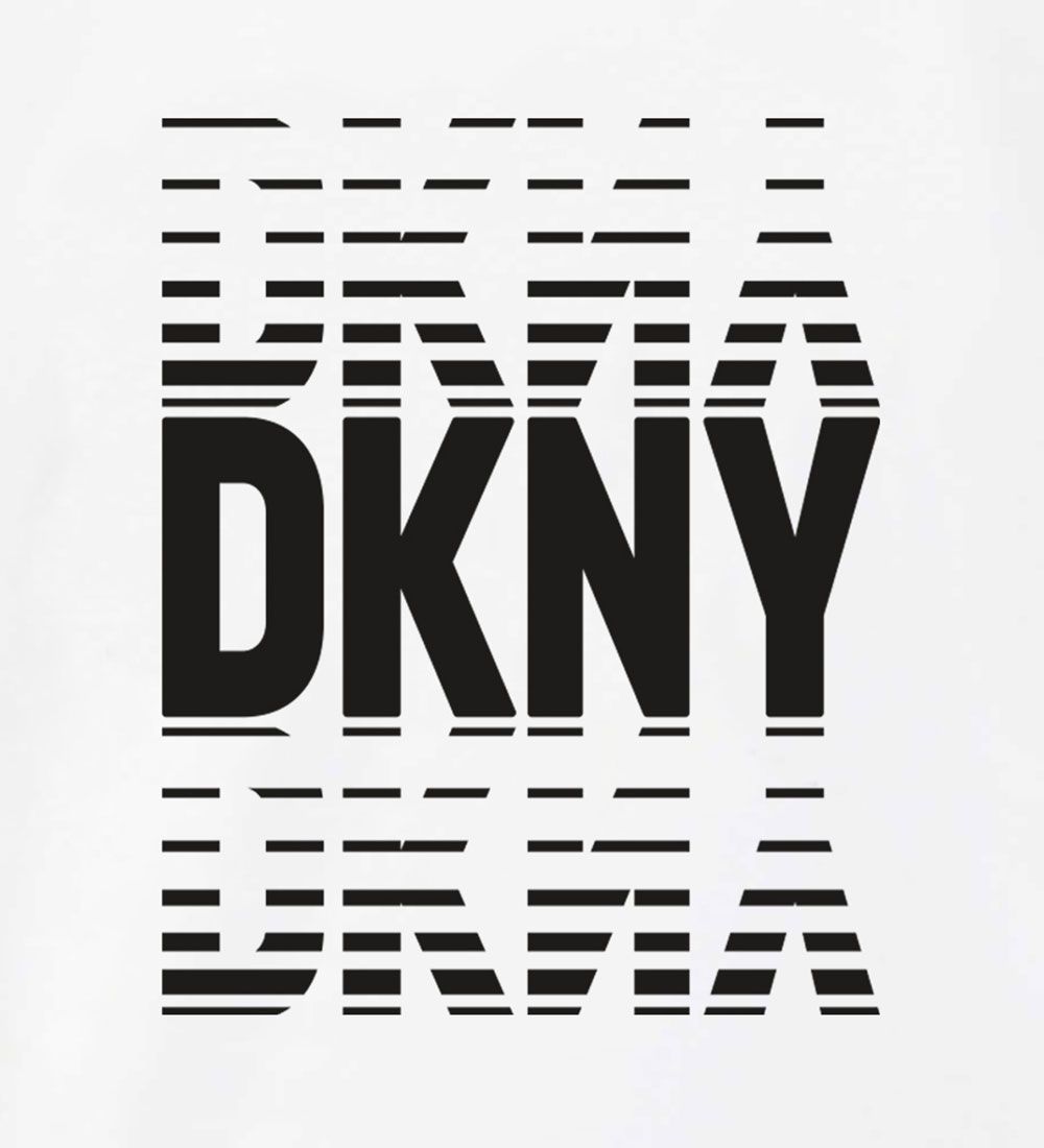 DKNY T-shirt - Hvid m. Sort
