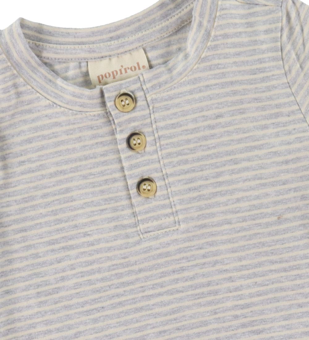 Popirol Body k/æ - Poolli - Striped Light Grey