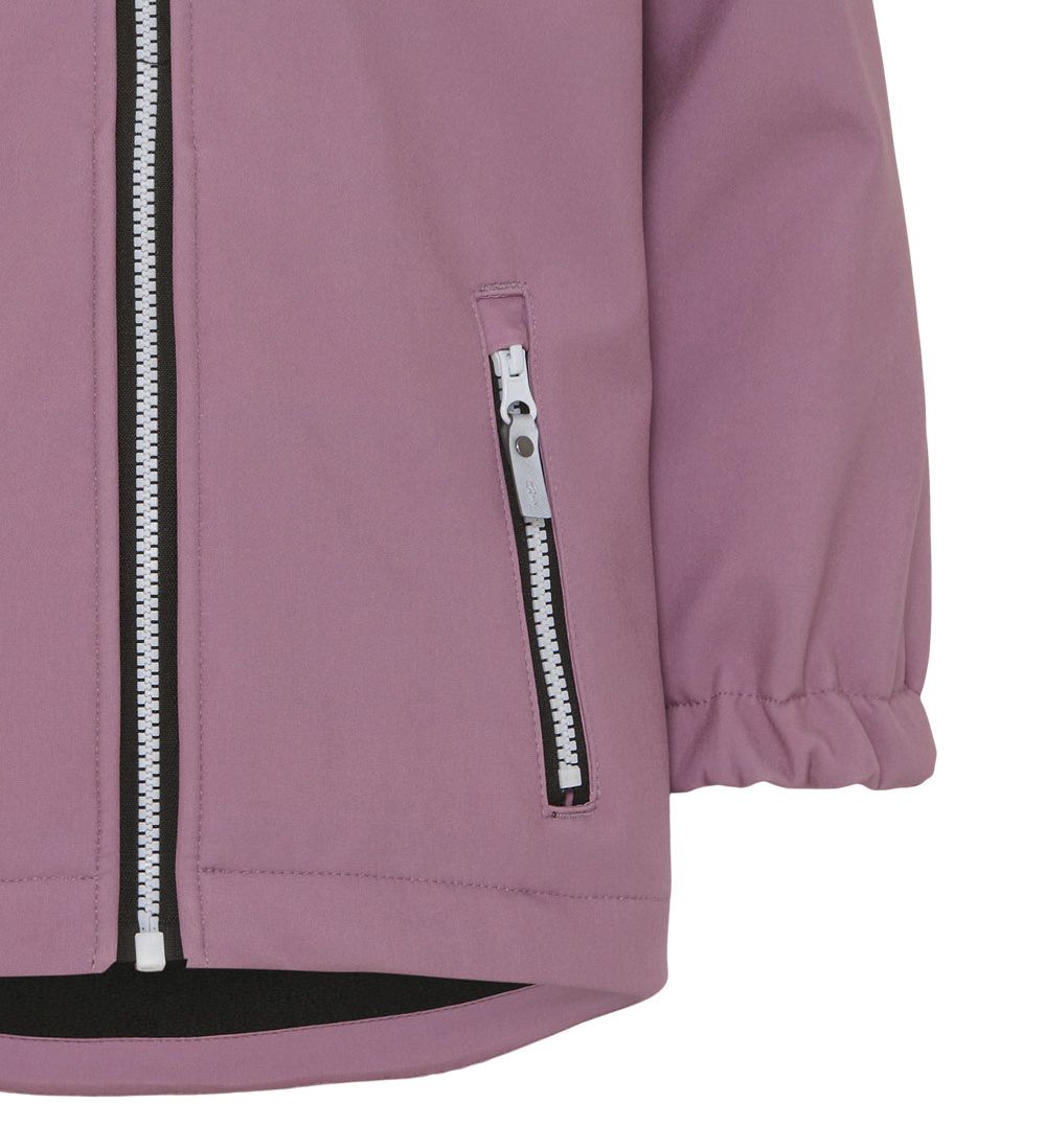 Hulabalu Softshelljakke m. Fleece - Zulu - Very Grape