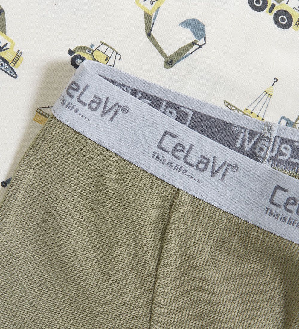CeLaVi Undertøjssæt - Undertrøje/Boxershorts - Aloe