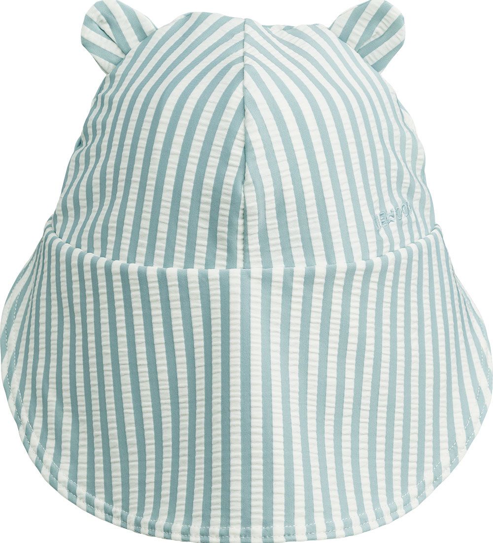 Liewood Badehat - Senia - UV40+ - Sea Blue/White