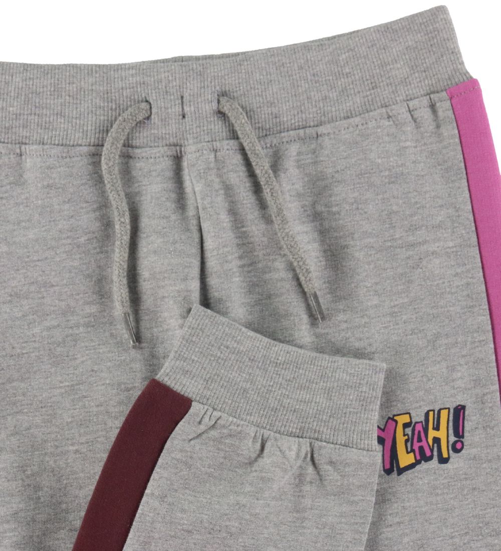 Name It Sweatpants - NkfNifrey Spain - Grey Melange
