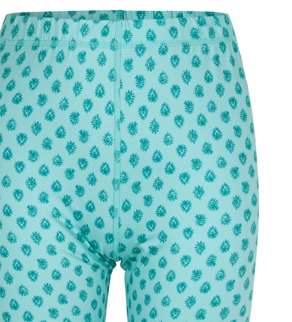 Rosemunde Leggings - Aqua Fated Paisley Print