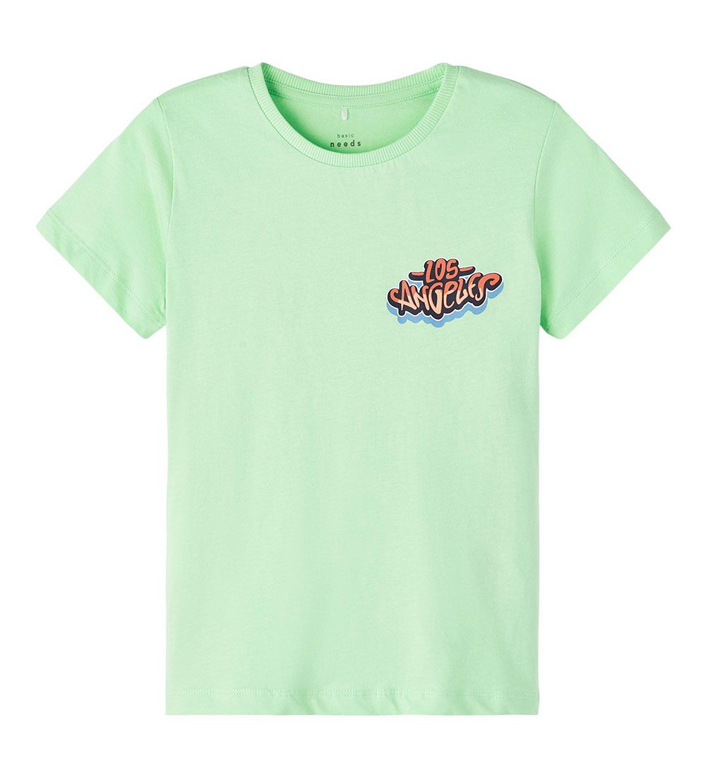 Name It T-shirt - NkmVelix - Green Ash