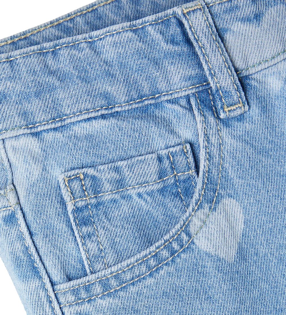 Name It Jeans - NkfBella - Light Blue Denim/Hearts