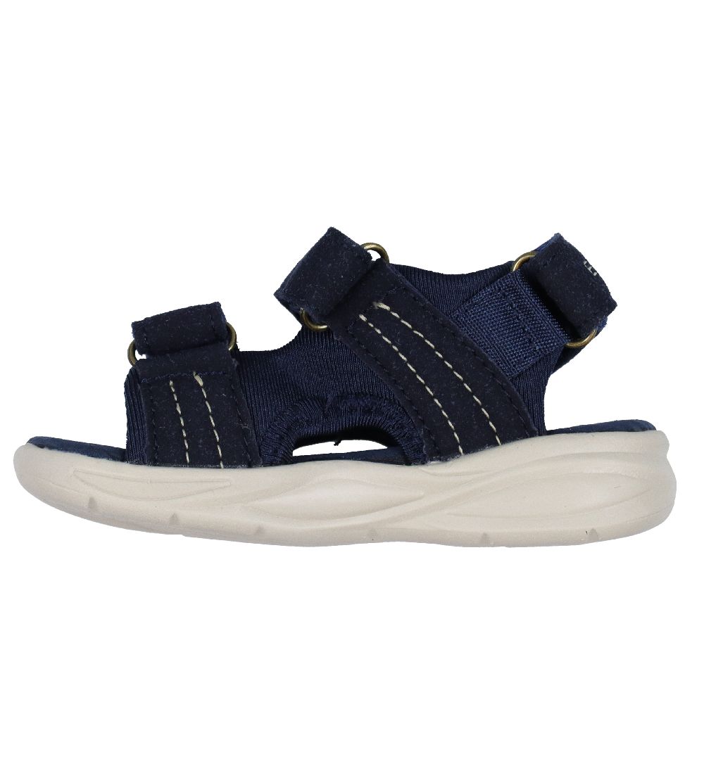 En Fant Sandal m. Velcro - India Ink m. Lys