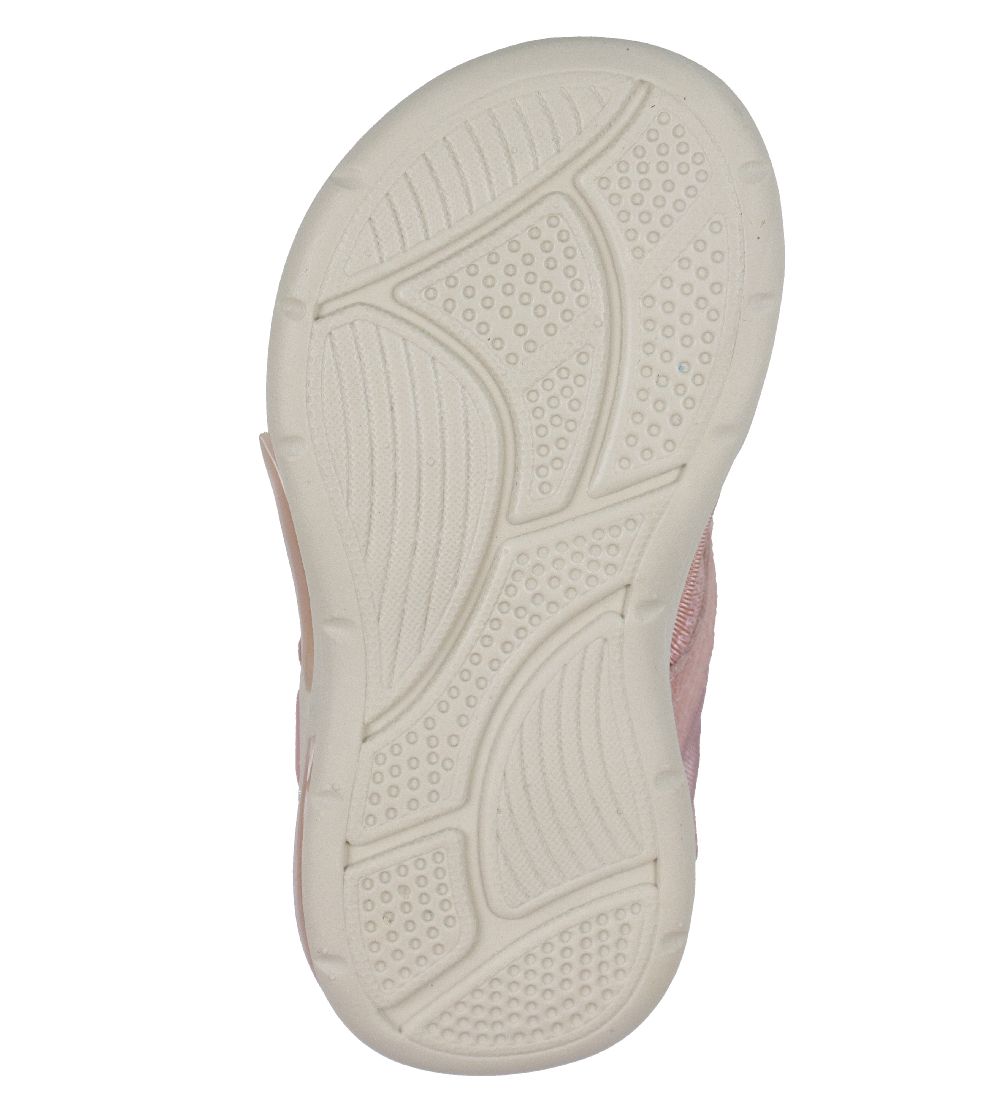 En Fant Sandal m. Velcro - Misty Rose m. Lys
