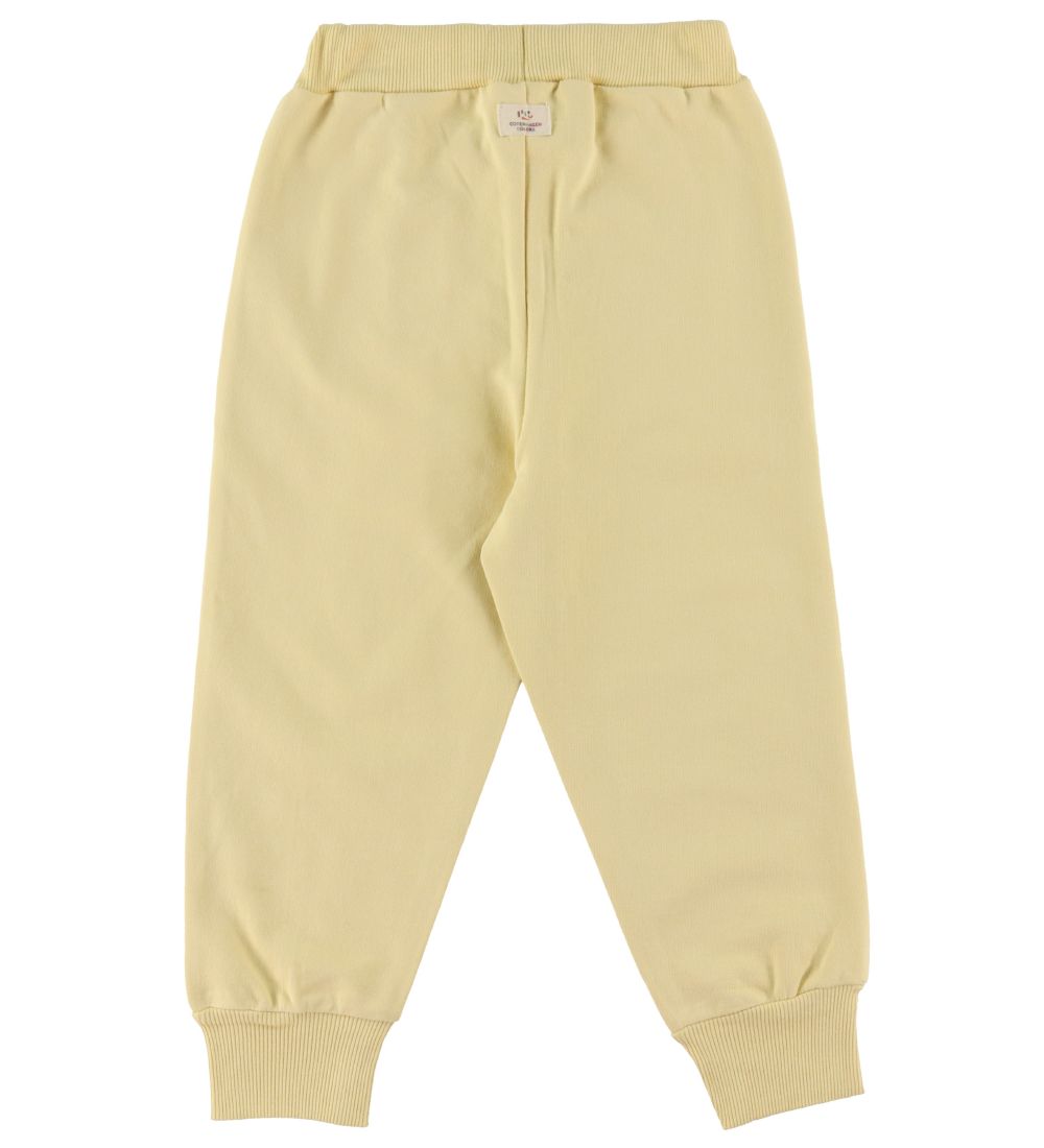Copenhagen Colors Sweatpants - Pale Yellow