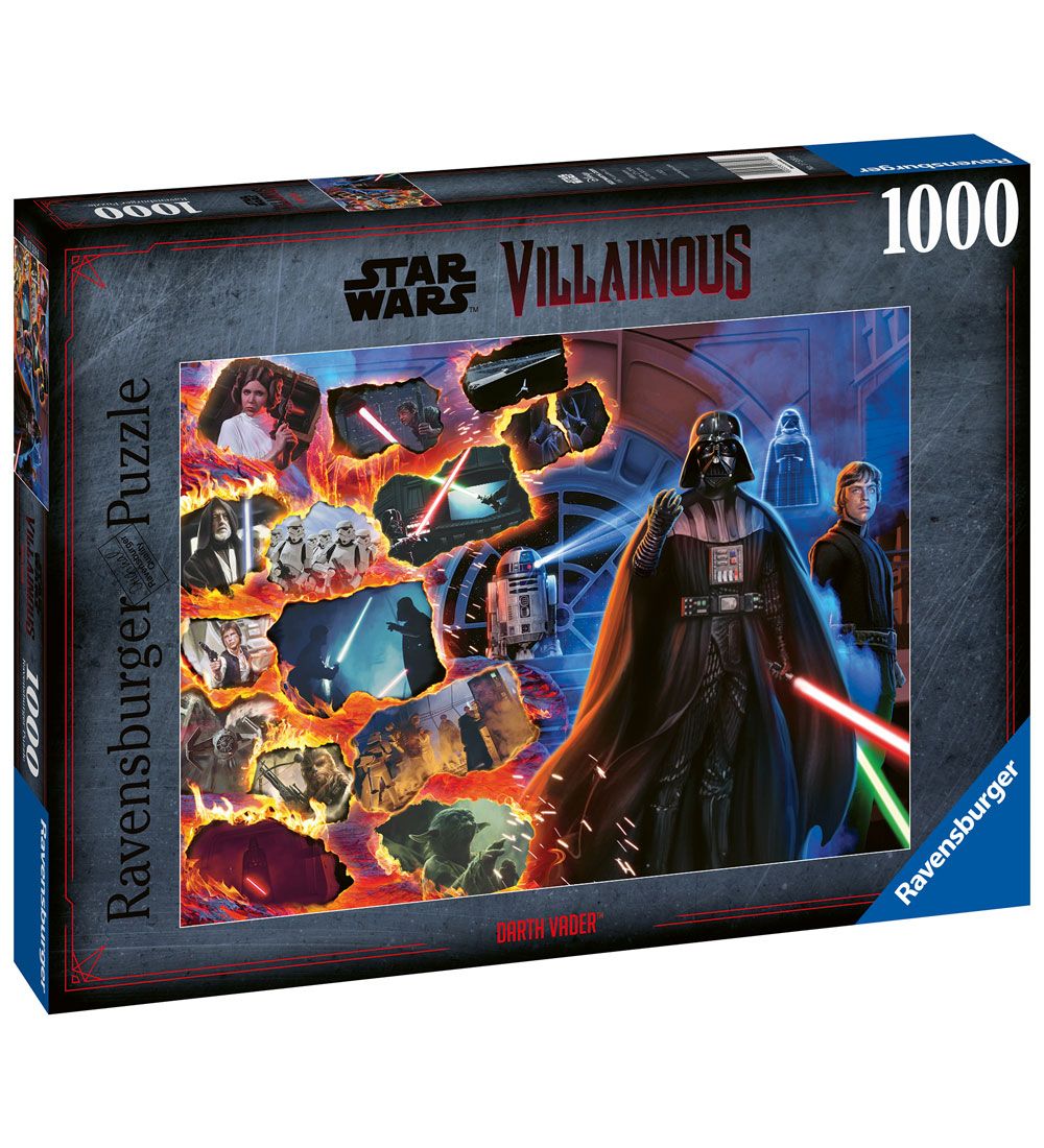 Ravensburger Puslespil - 1000 Brikker - Star Wars Darth Vader