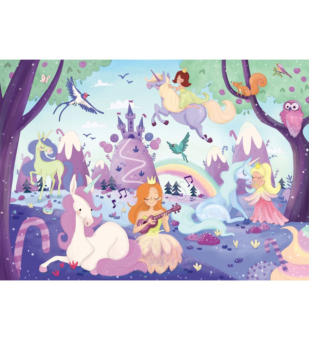 Ravensburger Puslespil - 24 Brikker - Unicorns Giant Floor Puzzl