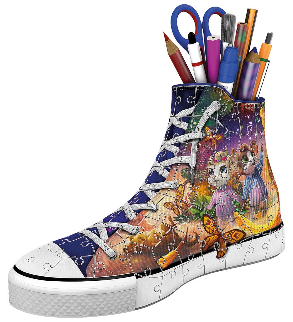 Ravensburger 3D Puslespil - 112 Brikker - Musse & Helium Sneaker