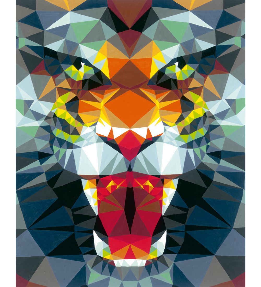 Ravensburger CreArt - Malesæt - Polygon Tiger