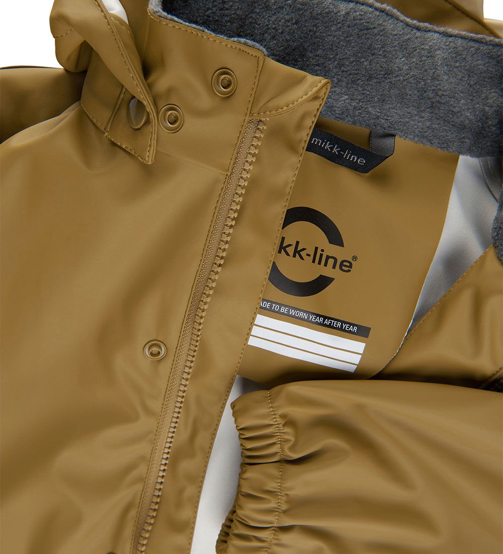 Mikk-Line Regnjakke - PU - Dull Gold