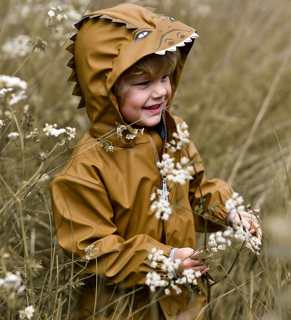 Mikk-Line Regnjakke - PU - Dull Gold