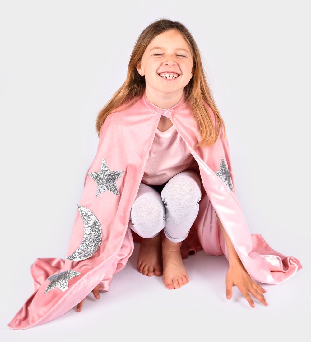 Den Goda Fen Udklædning - Tryllekunstner m. Hat - Pink