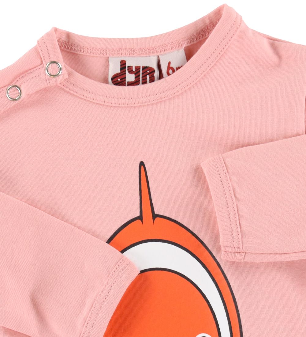DYR-Cph Body l/æ - DYRQuack - Soft Pink m. Klovnfisk