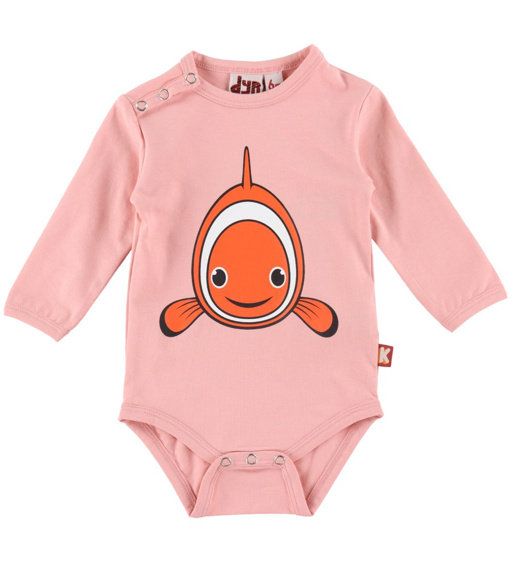 DYR-Cph Body l/æ - DYRQuack - Soft Pink m. Klovnfisk