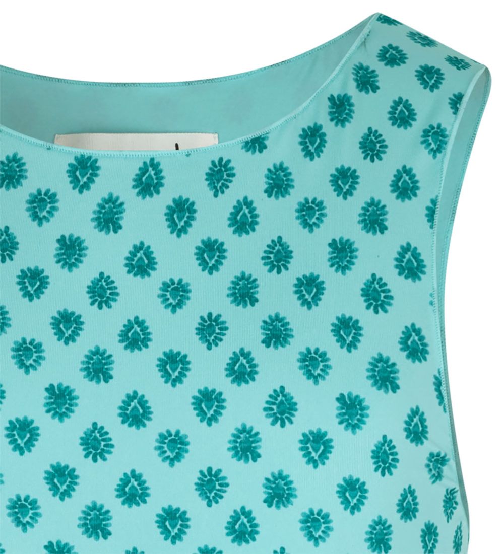 Rosemunde Top - Aqua Fated Paisley Print