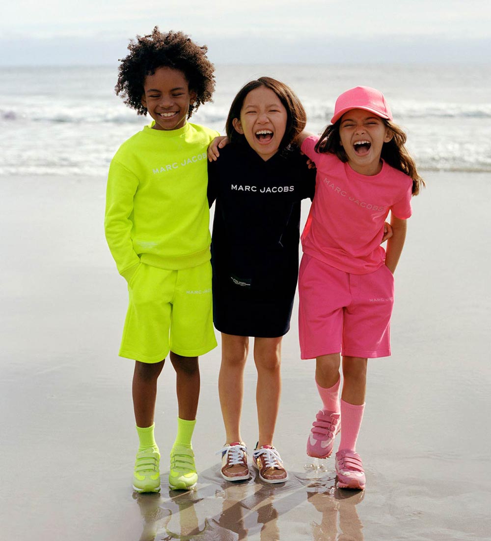 Little Marc Jacobs T-shirt - Fuschia m. Print