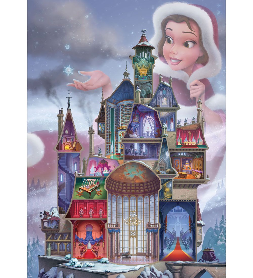 Ravensburger Puslespil - 1000 Brikker - Disney Belle