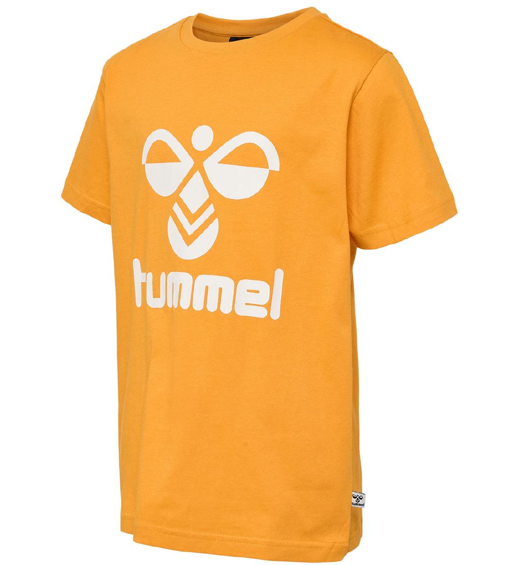 Hummel T-shirt - hmlTres - Butterscotch