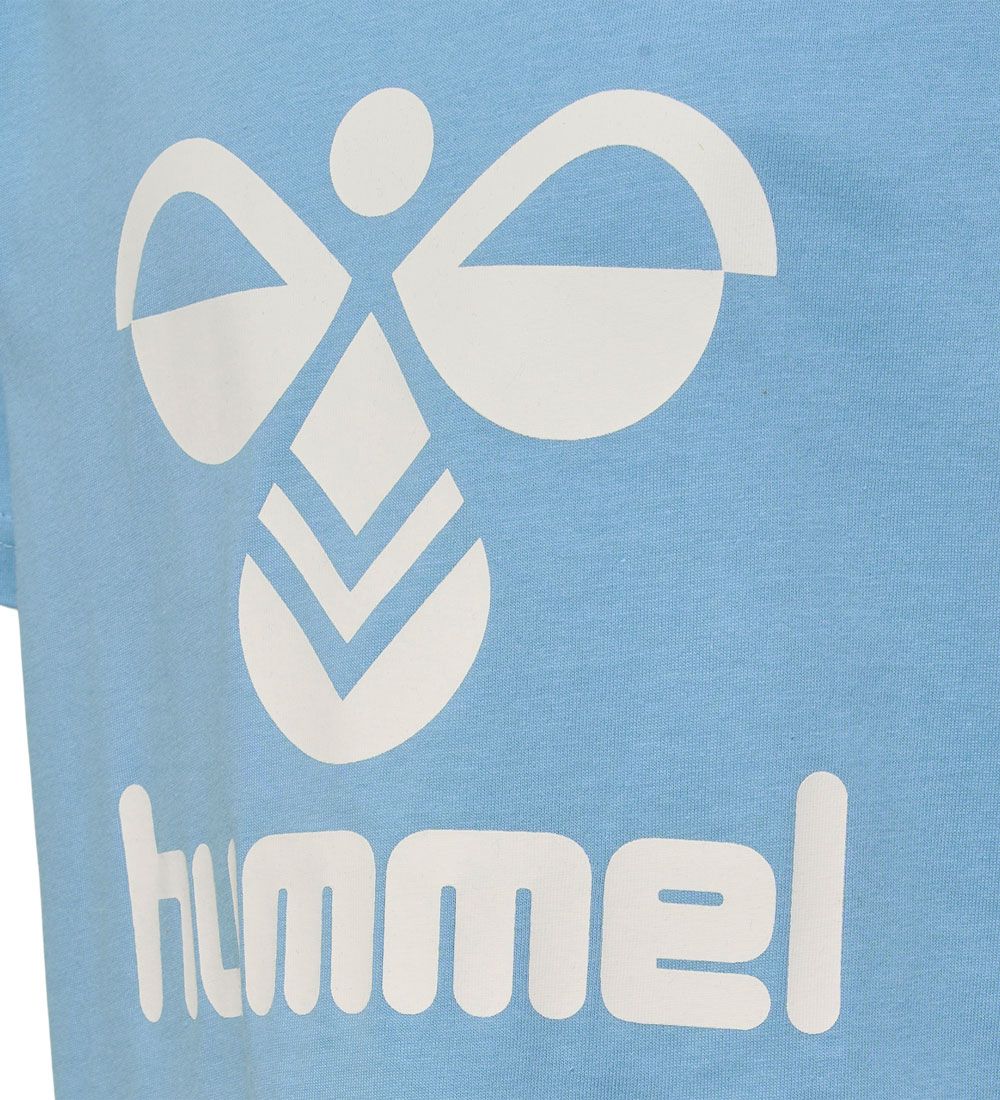Hummel T-shirt - hmlTres - Dusk Blue