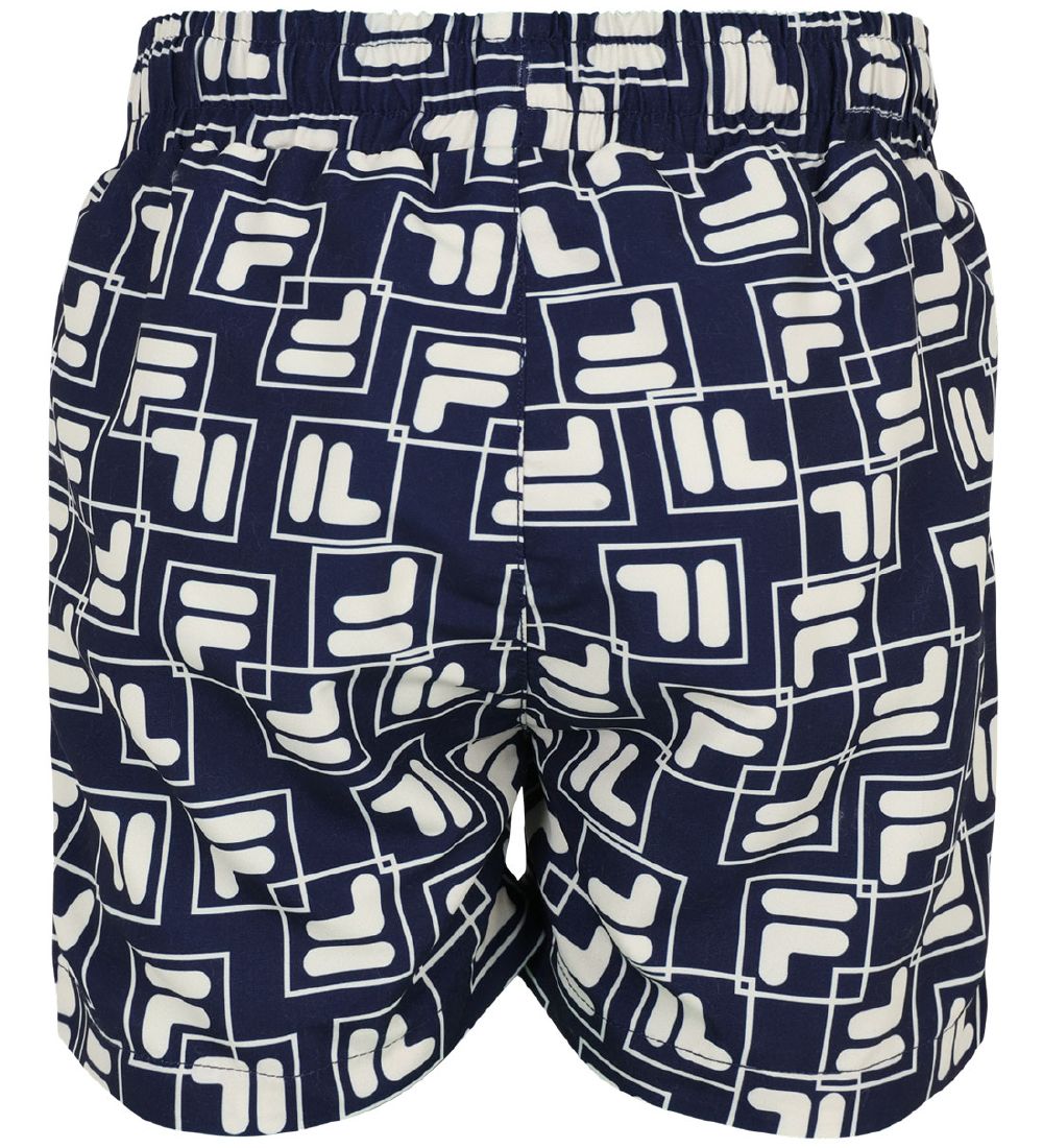 Fila Badeshorts - Laudert AOP - Medieval Blue