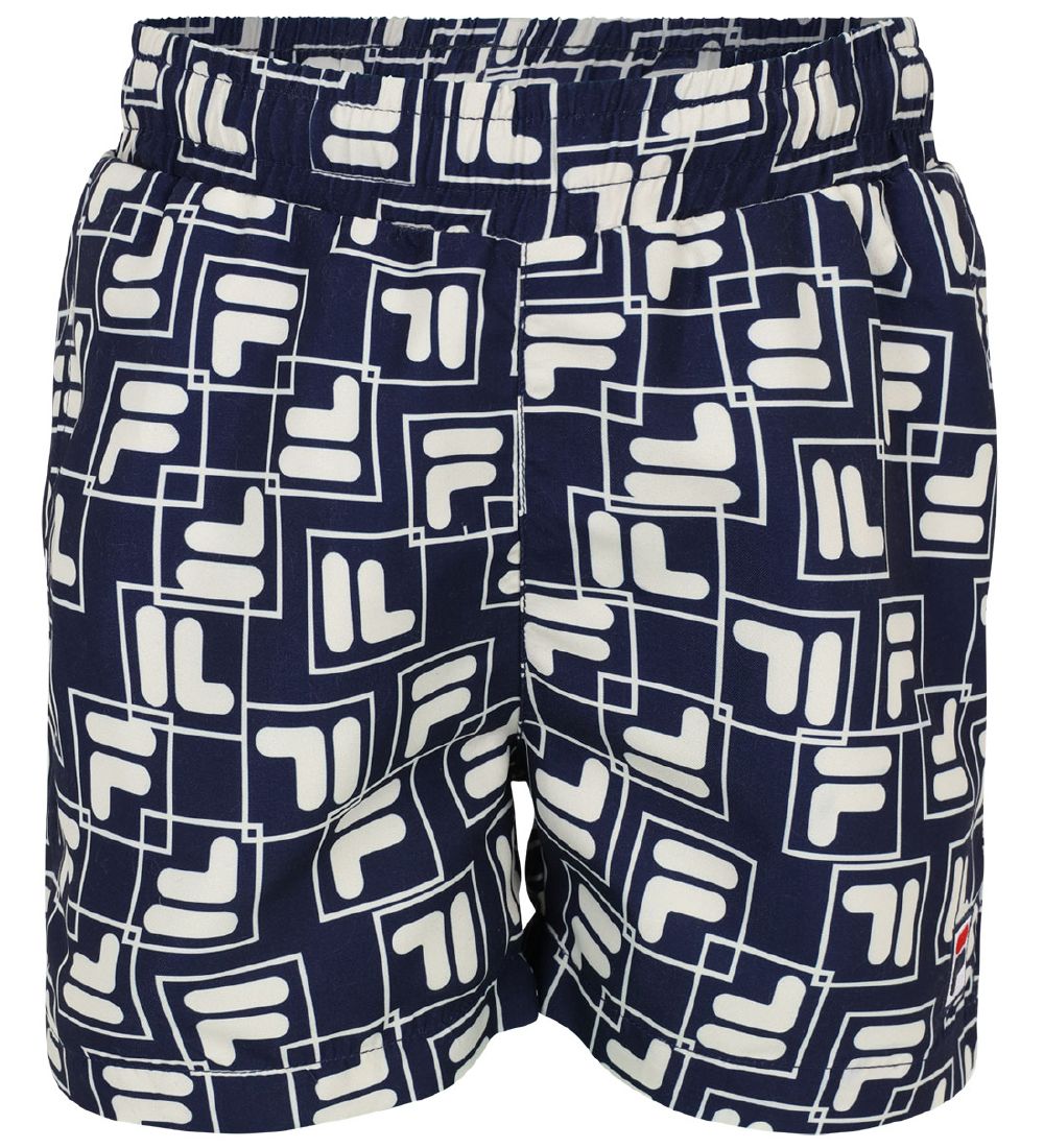 Fila Badeshorts - Laudert AOP - Medieval Blue