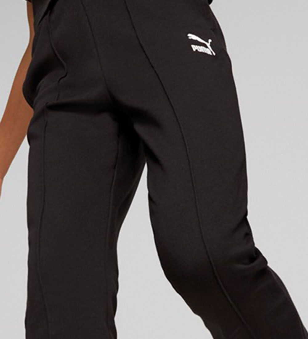 Puma Bukser - Classic Flared - Sort